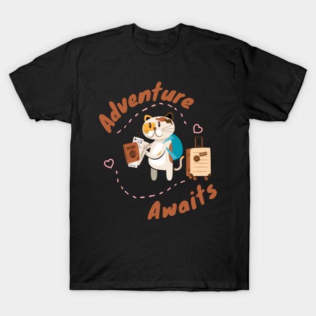 adventure awaits T-Shirt by always.lazy